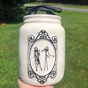 Rae Dunn Disney Nightmare Before Christmas Halloween Canister "Deadly Nightmare"